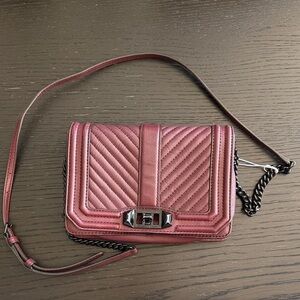 Rebecca Minkoff Women’s Crossbody Bag Dark Burgundy Leather